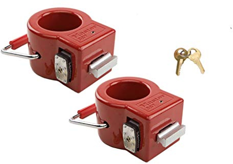 Master Lock Verrous à goupille King à clés identiques – Cadenas de remorque/remorque avec technologie BumpStop – 387NKA-2