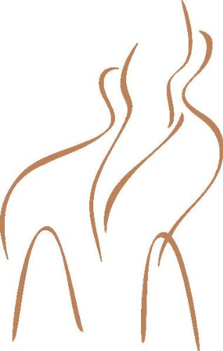 PEMA INDIGOS UG - Wandtattoo Wandsticker Wandaufkleber Aufkleber D404 Storch aus 96x60 cm - Hellbraun