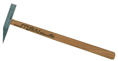 Stubai 419702 Marteau de carreleur pointu avec manche, Argent/Beige, 75 g