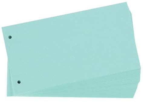 Elba Trennstreifen aus Karton, gelocht, 190 g/m², blau, 100 Stück