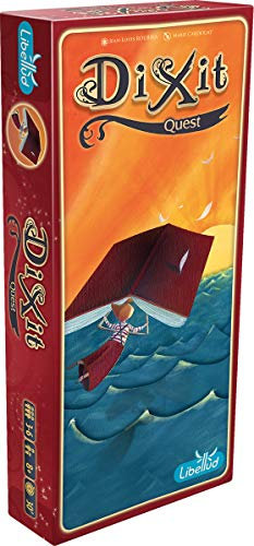 Libellud, Dixit 2 – Quest, Erweiterung, Familienspiel, Kartenspiel, 3-8 Spieler, Ab 8+ Jahren, 30+ Minuten, Deutsch