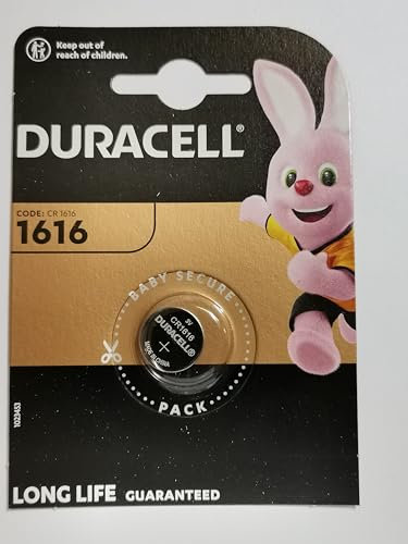 DURACELL Electronics CR REIHE 3V LITHIUM - CR1616 / CR1620 / CR2016 / CR2025 / CR2032 / CR2430 / CR2450 (CR1616)