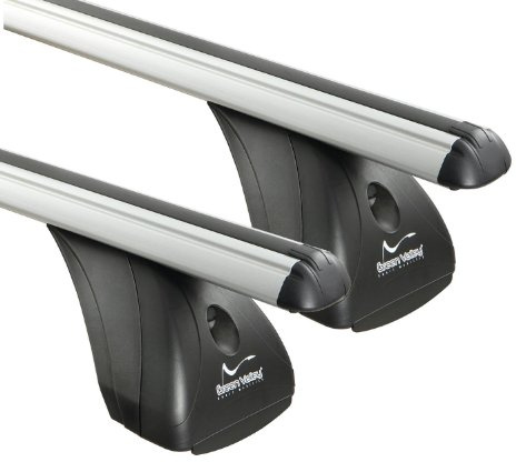 Aluminium Dachträger Aurilis Original kompatibel mit FIAT 500 L Living (Kombi 5 Türer) ab 2013