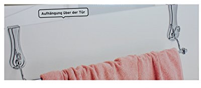 Tchibo TCM Badetuchstange Handtuchhalter an der Tür Türgarderobe