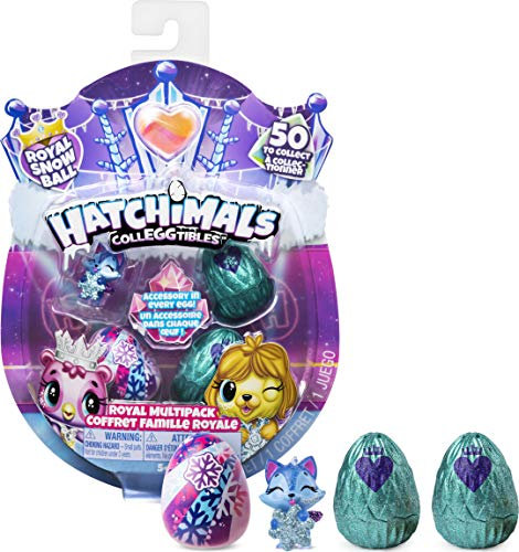 roycase SPINMASTER – 6047211 – Hatchimals – CollEGGtibles – Royal Multipack mit 4 Hatchimals Sammelfiguren (Stile variieren)