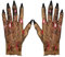 W WIDMANN MILANO Party Fashion 00215 - Zombiehandschuhe, aus Latex, Kostümzubehör, Accessoire, Halloween, Karneval, Mottoparty