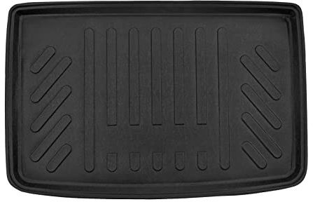 SCOUTT | Bandeja para maletero compatible con Captur 2013-2019, con borde alto, alfombrilla protectora para maletero, estriada, enrollable