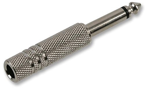 Pro Signal PSG02770 - Adaptador jack de 6,35 mm, conector estéreo a conector mono