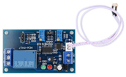 Modulo Relè Fotoresistore Modulo XH-M131 Luce di Induzione Luminosa Interruttore DC 12V Regolabile Ritardo Controllato Interruttore di Controllo della luce