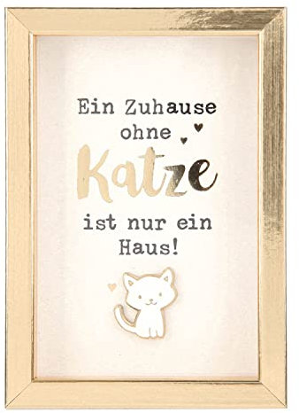 Depesche 11625-029 - Bilderrahmen mit Kompliment, kleiner Deko-Rahmen mit hübschem Spruch, ca. 8,4 x 5,8 x 1,9 cm, ideal als Geschenk oder kleine Aufmerksamkeit