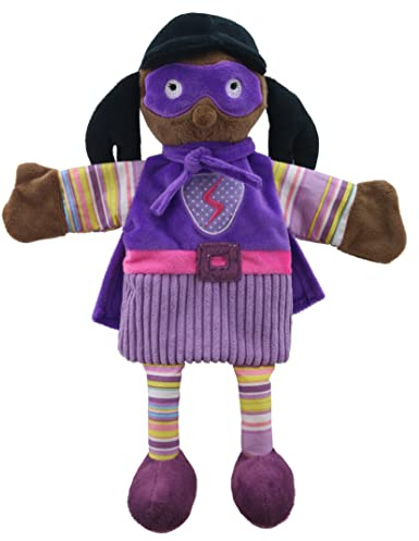 The Puppet Company - Super Hero (Purple Outfit) - Story Telling Puppets