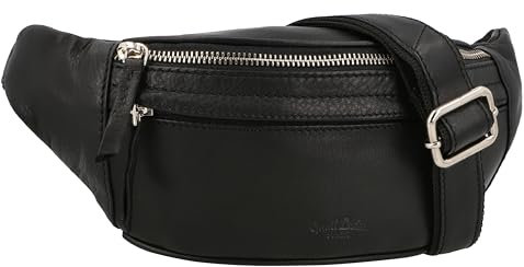 Gusti Gürteltasche Leder Spencer I Bauchtasche Leder Damen & Herren I Hochwertige Hüfttasche Herren & Damen aus Echtleder mit verstellbarem Gurt