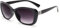 JM Frauen Bifokale Lese Sonnenbrille, Vintage Leser Gläser UV Schutz im Freien Schwarz +2.25