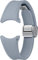 Samsung Galaxy Official D-Buckle Hybrid Eco-Leather Band (Delgada, S/M) para Galaxy Watch, Azul