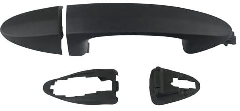 TQPONLY Exterior Door Handle Front Right Side Compatible with 2011-2019 Ford Fiesta Replaces BE8Z5422404BB