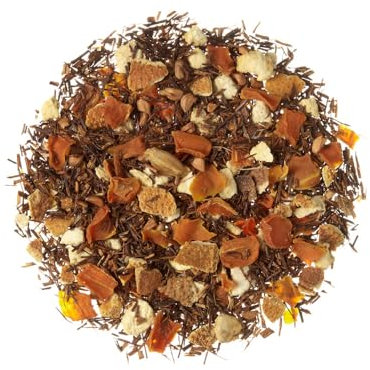 TEA SHOP - Rooibos African Sunset 100g - 50 Tazas - Formato a Granel - En Hojas - Infusiones Sin Teína - Con Naranja y Zanahoria - Isotónico y Antioxidante