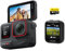 Insta360 Ace Pro GPS-Ready Kit - Waterproof Action Camera Co-engineered with Leica, Flagship 1/1.3 Sensor and AI Noise Reduction for Unbeatable Image Quality, 4K120fps, 2.4 Flip Screen & AI Features