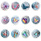 Mini Magnet Für Magnettafel 12Er Pack Enthält Bunte Schmetterlings Kühlschrankmagnete Zeit Edelstein Kristallglas Magnete