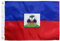 ROTERDON Haiti-Flagge, 30,5 x 45,7 cm, bestickte haitianische Nationalbootflaggen für den Außenbereich, mit Messingösen