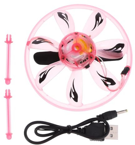 Toyvian Mini à Capteur pour Garçon et Filles Vol Plané 13,9 CM Jouet Électrique avec Lumières LED Couleur Aléatoire pour Activités Extérieures