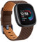 Wanme Cinturino di ricambio per Fitbit Versa 4 / Sense 2 – Cinturino di ricambio per uomo e donna, impermeabile, per sport, piccolo, marrone