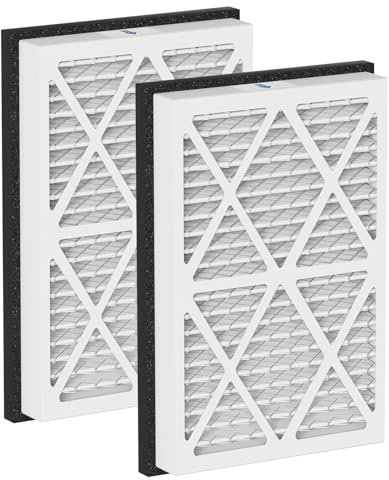20x30x3 MERV 13 Pleated Air Filters Replacement Compatible with Zephyr VGF Series 20x30x3 Whole Home Return Air Grille Filter,White 2 Pack