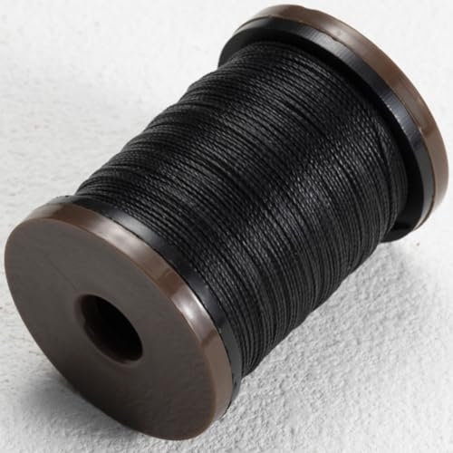 0,5 mm Polyester Lederfäden, Wachsfaden Cord für Lederhandwerk Leder Nähgarn Garn für Handwerk, Nähen, Buchbinden, Schmuck, Häkeln Und Die Buchbinder Nähfäden