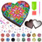 Hcunbsu Diamond Painting Schmuckkästchen, Diamond Painting Bastelset, Personalisiert Schmuckkästchen mit Spiegel, Basteln Mädchen DIY Diamond Art Bastelset für Geburtstag Weihnachten Geschenke