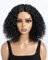 Style Icon Echthaar Perücke Short Curly Bob Wigs Human Hair Wear to Go Glueless Wig for Women 10 inch Deep Curly Bob Wigs Jerry Curly Bob Wig Non Lace Front (1B, middle part)
