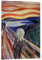 Posterlounge Der Schrei Acrylglasbild von Edvard Munch 13 x 18 cm Orange Wandbilder Wanddeko