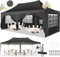 COBIZI Pavillon 3x6m, Faltpavillon 3x6 Wasserdicht Stabil mit 6 Seitenteilen Partyzelt Pop Up Camping Pavillon Gartenzelt Gartenpavillon für Garten, Party, Festival, Hochzeit, UV-Schutz