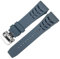 NDJQY Uhrenarmband für Richard Mille, 25 mm, Gummi-Silikon, Edelstahl-Faltschnalle, blaues Uhrenzubehör, blaues Armband, 25mm No Clasp, Achat