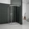 Sky Bathroom 1200x900x1850mm Quadrant Shower Enclosures Double Sliding Door Clear Glass Corner Entry Cubicle