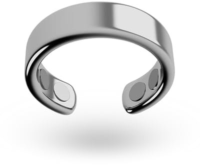 Pesos™ Magnetring | 6000 Gauß, wasserfest | Gegen Migräne & Symptome der Wechseljahre, Entspannung & Wohlbefinden, Besser Schlafen & Abnehmen, Lindert Angstzustände & Stress | Akupressur