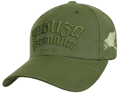 Yakuza Premium Basecap Mütze 2580 Oliv Snapback