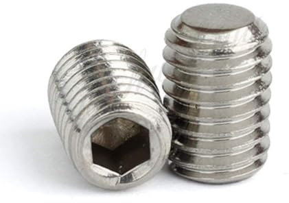 Tornillos prisioneros de punta cónica, tornillo prisionero ahuecada, juego tornillos Allen cabeza hexagonal acero inoxidable, rosca métrica, kit for perillas puerta(M2 x 2mm)