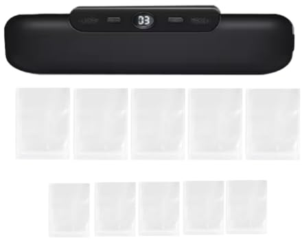 MOLERRI Vacuum Sealer Machine with Free 10pcs Vacuum Bags Household Vacuum Food Sealing UK Plug A