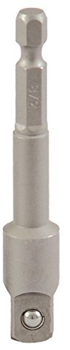 Projahn 1/4 Zoll Bit Adapter Länge 50 mm für Stecknuesse 1/2 Zoll 2870