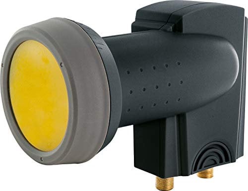 Schwaiger extrem hitzebeständig Sun Protect Twin-LNB anthrazit