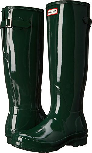 Hunter Original Back Adjustable Gloss, stivali da donna con imbottitura sottile