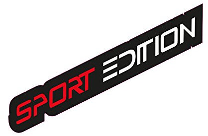 NetSpares 1 x Aufkleber Sport Edition Sticker Tuning Autoaufkleber Shocker OEM JDM Fun Gag