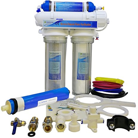 FINERFILTERS 4 Stage Aquatic Reverse Osmosis Unit 75GPD With DI Chamber