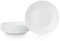 Corelle Vitrelle 8-Piece Appetizer Plates Set, Triple Layer Glass and Chip Resistant, Lightweight Round 6-3/4-inch Plates, Winter Frost White