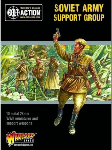 Warlord Games Soviet Army Support Group - 28mm Scale metal Miniatures for Bolt Action Highly Detailed World War 2 Miniatures for Table-top Wargaming