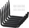 Hosko Ganci Bici, Appendi bici da Muro Ganci Grarage per Bicicletta da Muro Ganci Portabici Garage da Muro, Ganci Muro Kayak Ganci alla Scala con Imbottito (6Pcs, Nero)