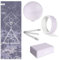 Fitfiu Fitness KITWELL-500-5er-Pack Yoga-Pilates-Zubehör mit Matte, Block, Rad, Gurt und Ball