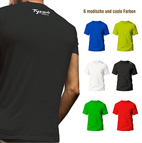 Tyron Funktionsfaser T-Shirt LX-1 (Neongelb - XL) | | Damen | Herren | Kinder | Kurz arm | Laufshirt | Sport | Running | Training | Team | Trikot | a