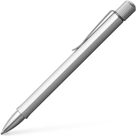 Faber-Castell Kugelschreiber Hexo silber, 1 Stück (1er Pack)