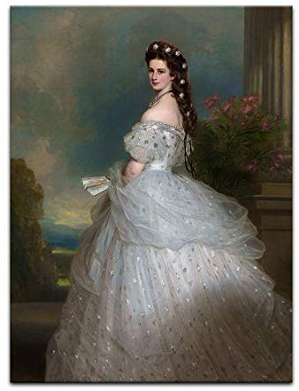 Kunstdruck Poster - Sisi Elisabeth von Österreich-Ungarn 30x40 cm ca. A3 - Berühmtheiten & Zeitgeschichte Bild ohne Rahmen
