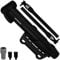 Dunlop Mini Fahrradluftpumpe schwarz inkl. Adapter Luftpumpe Minipumpe Fahrrad Pumpe Miniluftpumpe